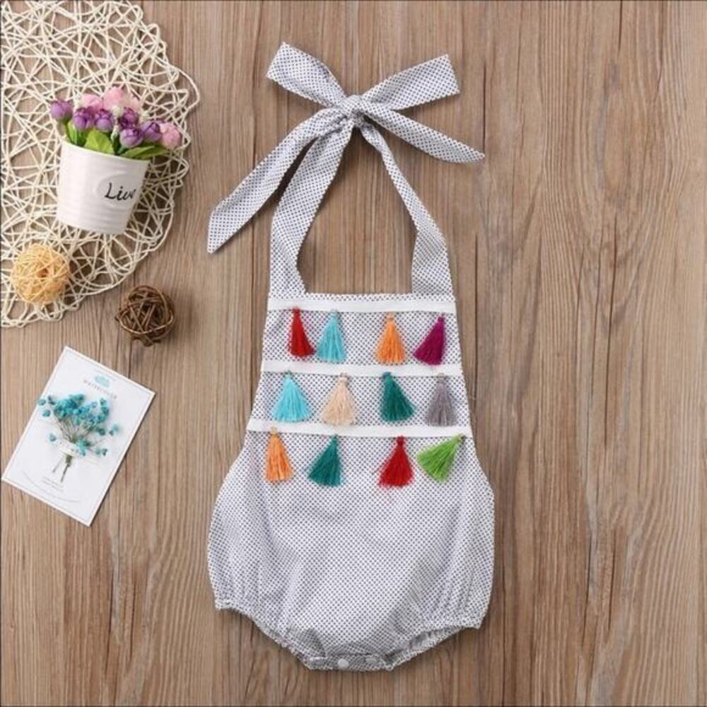 New toddler tassels sunsuit romper boy girl 24 months